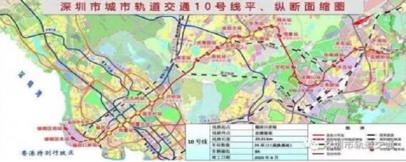 深圳地铁10号线通车时间
